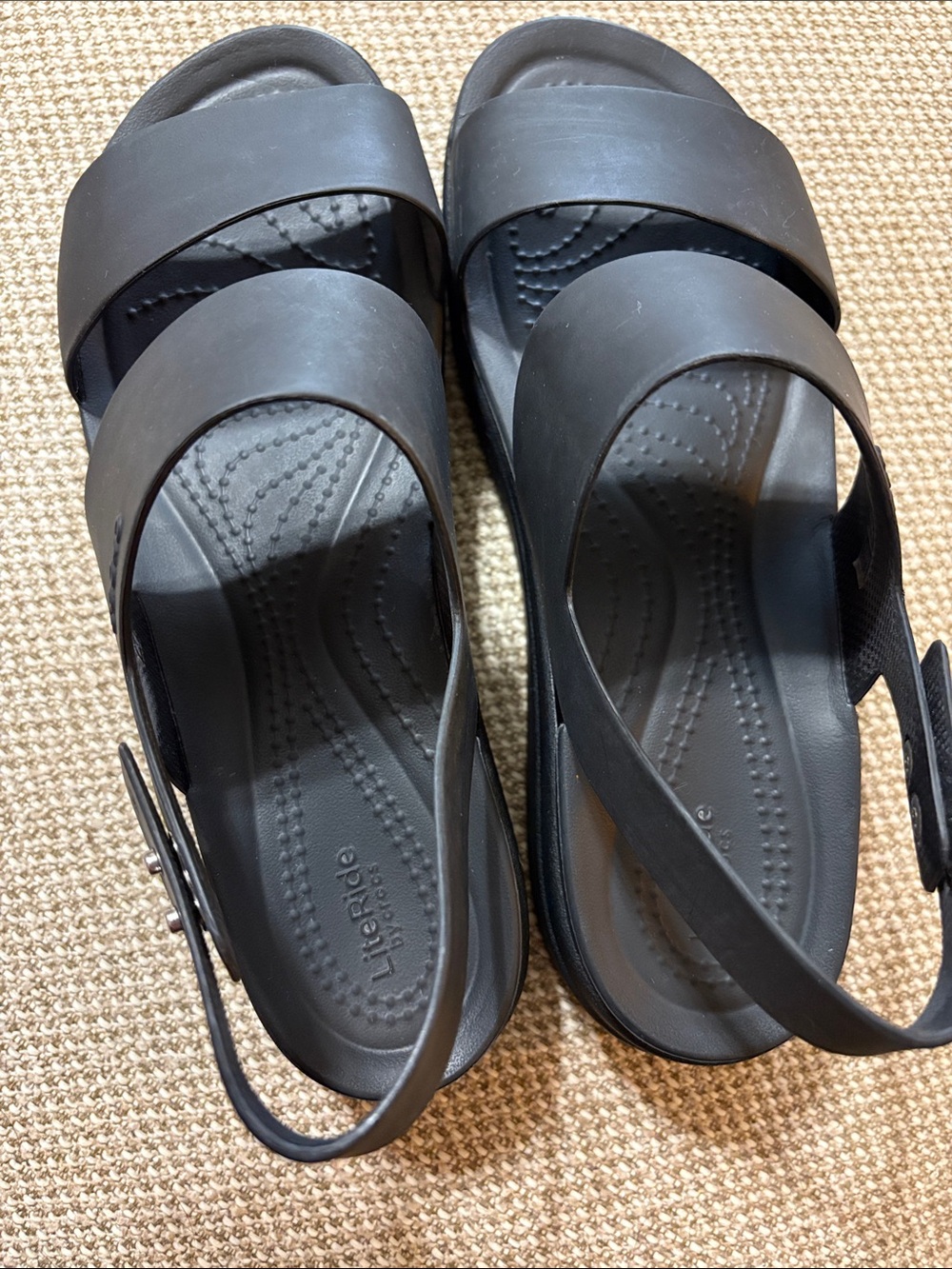 Crocs Women's Brooklyn Low Wedge Sandals LiteRide Footbed - Picture 4 of 7
